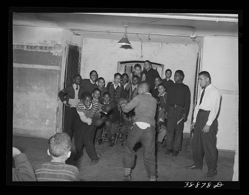 Boxing is popular at the Good Shepherd Community Center. Chicago, Illinois