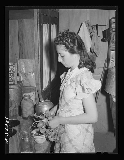 Daughter of Mr. Browning, FSA (Farm Security Administration) borrower. Dead Ox Flat, Malheur County, Oregon