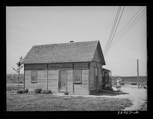 House of the Schroeder family, FSA (Farm Security Administration) rehabilitation borrowers. Dead Ox Flat, Malheur County, Oregon