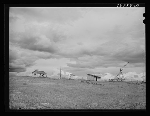 Untitled photo, possibly related to: Farmstead of Ray Halstead, FSA (Farm Security Administration) rehabilitation borrower. Dead Ox Flat, Malheur County, Oregon