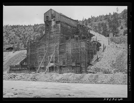 Abandoned gold mill. Idaho Springs, Colorado