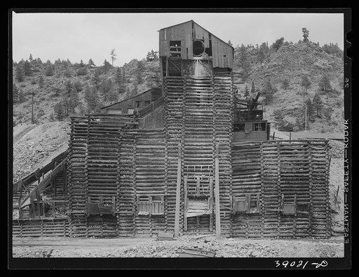 Abandoned gold mill. Idaho Springs, Colorado