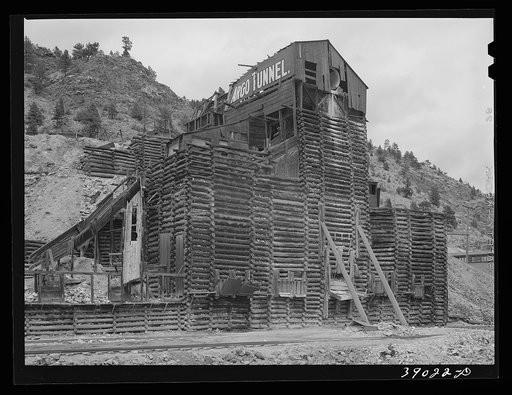 Abandoned gold mill. Idaho Springs, Colorado