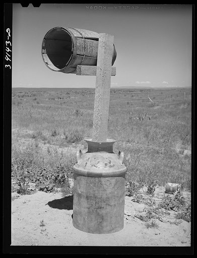Mailbox on ranch in Canyon County, Idaho