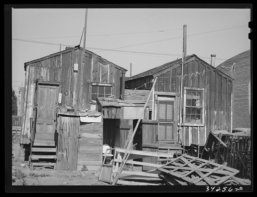 General view of courtyard in Mexican section. San Diego, California