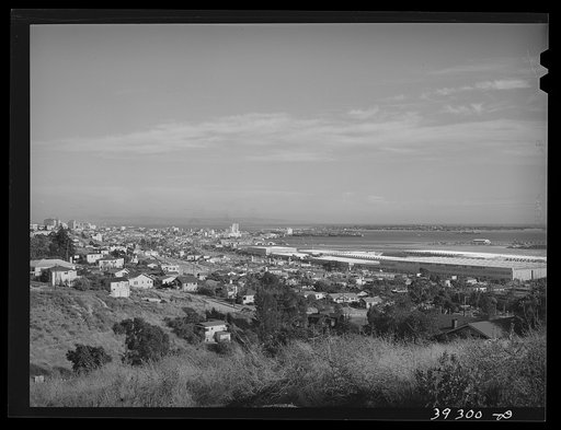 Untitled photo, possibly related to: Consolidated Aircraft plant under construction. San Diego, California