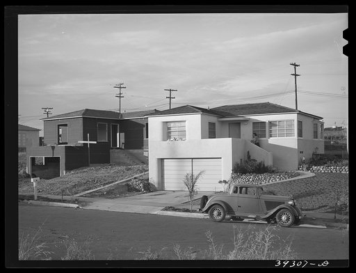 Federal Housing Administration housing. San Diego, California