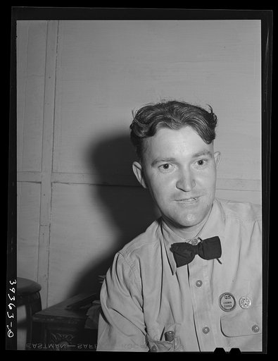 Portrait of Consolidated Aircrafts workman. San Diego, California