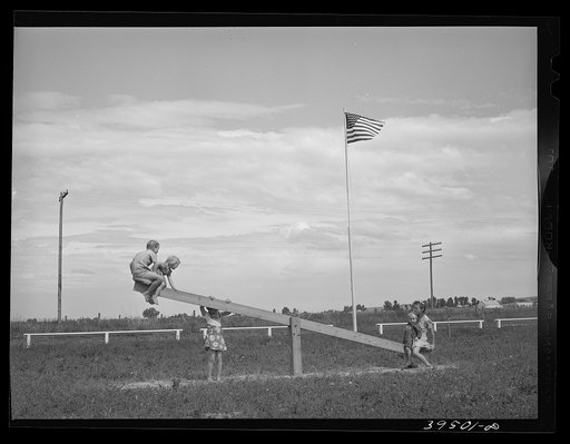 Children. FSA (Farm Security Administration) farm labor camp. Caldwell, Idaho