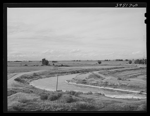 Irrigation ditch. Canyon County, Idaho