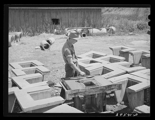 Untitled photo, possibly related to: Making irrigation title. Canyon County, Idaho. Practically all agriculture depends upon irrigation in this county