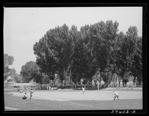 Baseball game. Part of the Fourth of July celebration at Vale, Oregon