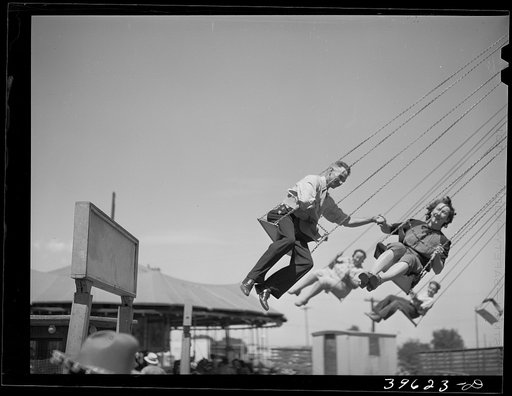 Ride at the carnival which was part of the Fourth of July