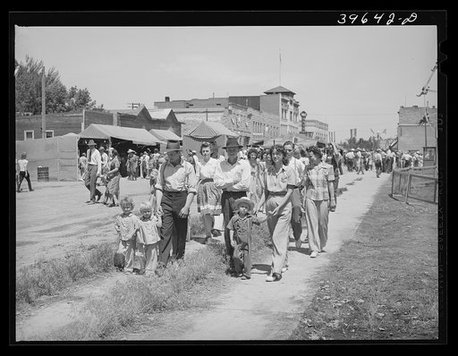 People in Vale, Oregon, for the Fourth of July celebration