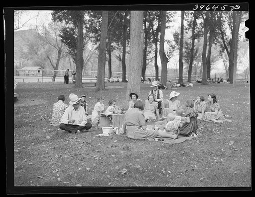 Untitled photo, possibly related to: Picnicking on the Fourth of July. Vale, Oregon