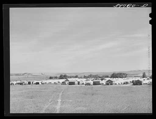 FSA (Farm Security Administration) migratory farm labor camp mobile unit. Athena, Oregon