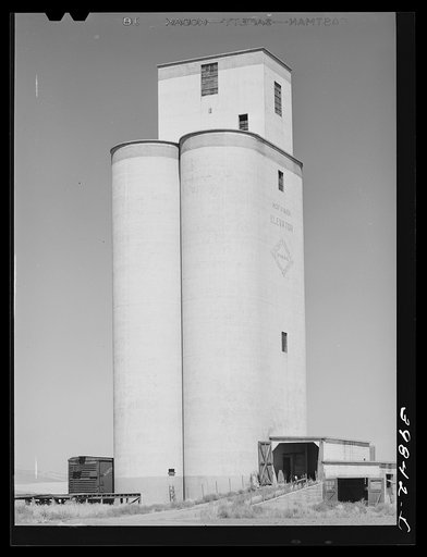 Wheat elevator. Eureka Flats, Walla Walla County, Washington