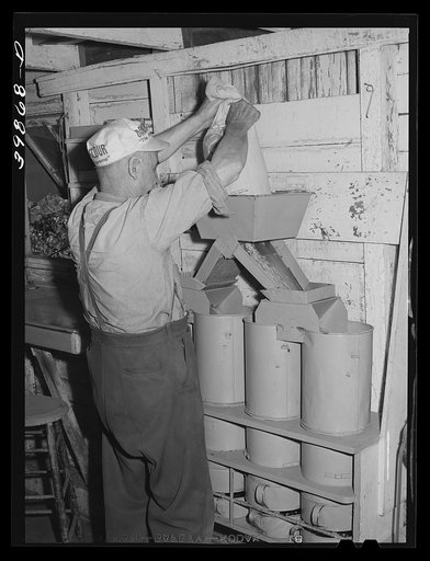Untitled photo, possibly related to: Wheat sampling machine. Walla Walla, Washington