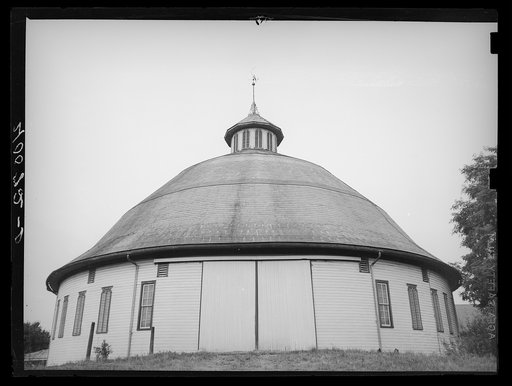 Round barn of Sheely farm. Near Arentsville, Adams County, Pennsylvania
