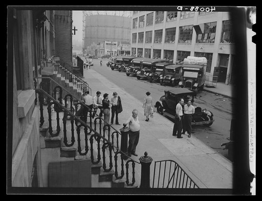 New York, New York. A scene on East 62nd, or 63rd Street