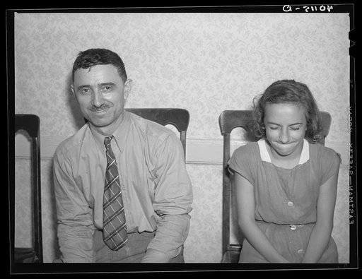 New York, New York. John Montefiori, tenant and janitor of 340 East 63rd Street. He works in a sculpture factory, which turns out the little white horses for White Horse Whisky, etc.