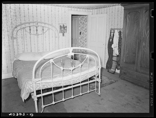Tolland County, Connecticut. Mr. and Mrs. Schneider's bedroom