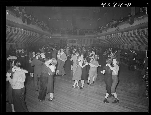 Shenandoah, Pennsylvania. Maher's dance hall, showing a great number of  dancers