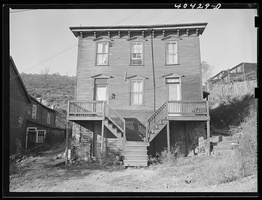 Shenandoah, Pennsylvania. Miner's home in Brownsville sector