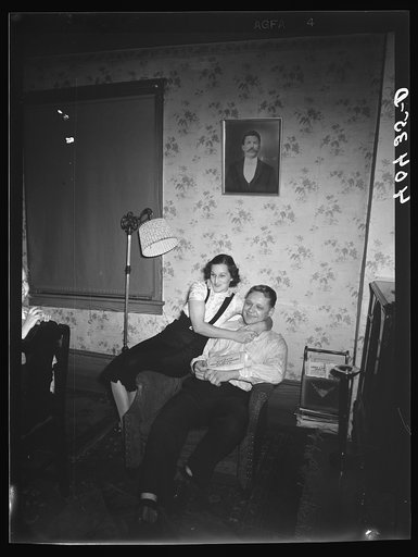Shenandoah, Pennsylvania. Mr. and Mrs. Joe Gladski. He is a miner at Maple Hill mine
