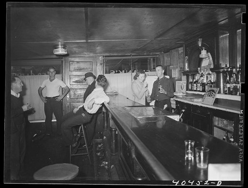 Gilberton, Pennsylvania. A barroom