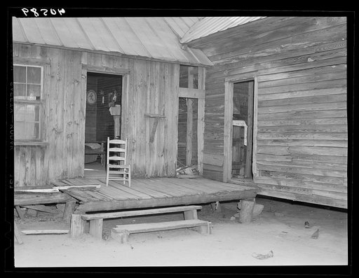 Negro tenant farmer's house. Near Farrington, Chatham County, North Carolina