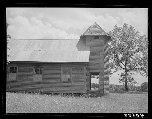 Small church near Cedar Grove, North Carolina
