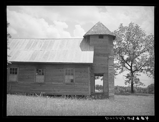 Untitled photo, possibly related to: Small church near Cedar Grove, North Carolina