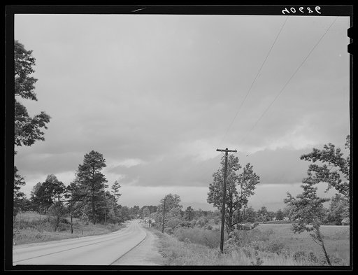 After the storm. U.S. 15, going toward Durham, North Carolina