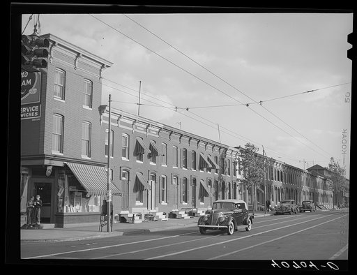 Row houses. Baltimore, Maryland