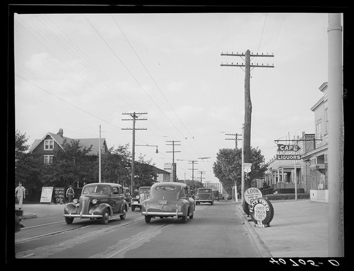 Baltimore-Washington Boulevard, U.S. Highway No. 1. Baltimore, Maryland