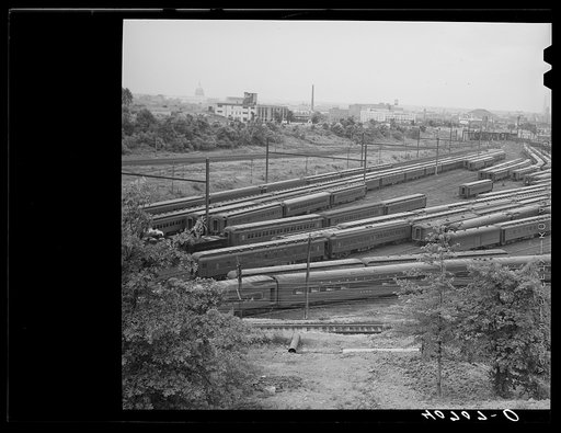 Train yard. Washington, D.C.