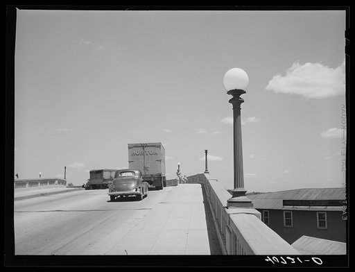 Traffic on Bridge on U.S. Highway No. 1, at Hyattsville, Maryland