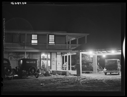 The company store at Camden, North Carolina, where migrants buy anything from clothing to coca-colas