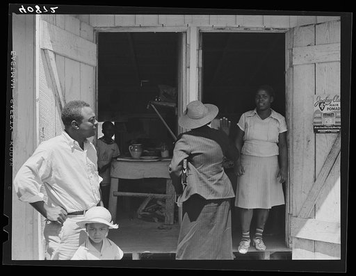 Group of migratory workers in the camp of the Phillips Packing Company at Vienna, Maryland