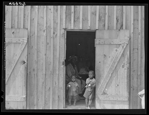 Children of migratory agricultural workers at camp in Staytonville, Delaware