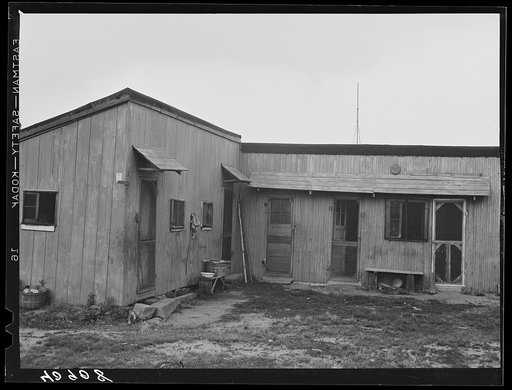 Housing for New Jersey migratory onion pickers. Near Cedarville, New Jersey