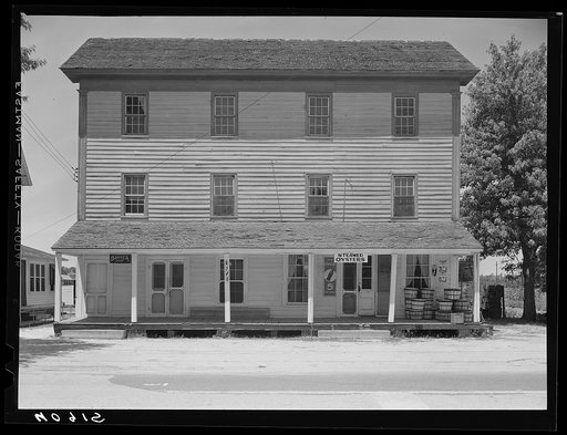 House on the main street of Mardela, Maryland