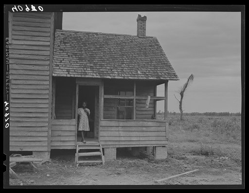 Thirty-five migratory potato pickers live in this house near Belcross, North Carolina