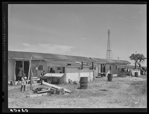 Housing for migratory labor at Phillips Packing Company at Vienna, Maryland