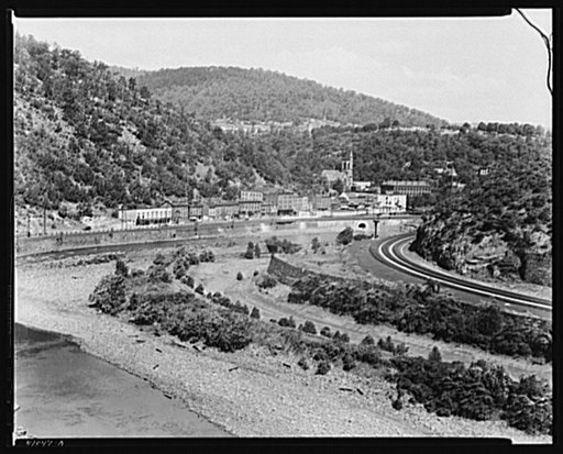 View of Mauch Chunk showing Upper and Lower Mauch Chunk
