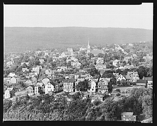 East Mauch Chunk as seen from Upper Mauch Chunk, Pennsylvania