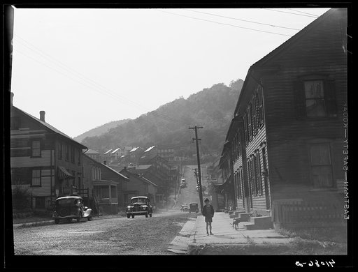 Street in Upper Mauch Chunk, Pennsylvania