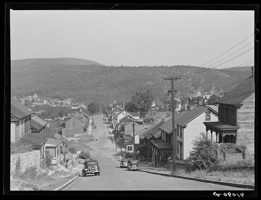 Street in Upper Mauch Chunk, Pennsylvania