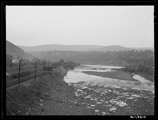 Lehigh River at Mauch Chunk, Pennsylvania